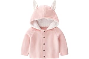 Vivobiniya Toddler and Baby Girl Cardigan Knit Sweater Infant Cotton Tops