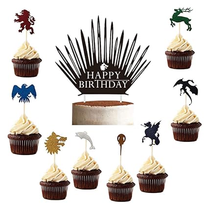 Cookware Dining Bar Birthday Cupcake Toppers Party Baby Shower