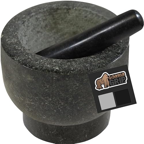 Farberware 4-Cup Granite Molcajete Mortar & Pestle – Stone Grinder For Salsa, Guacamole & Spices - View #9