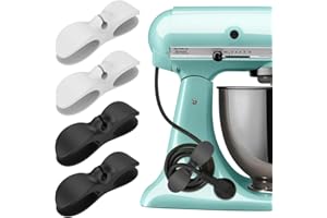 AOKID Cord Organizer for Appliance - 2024 New Kitchen Appliance Cord Organizer Stick On,Best Kitchen Gadgets for New Home Must Haves,Cord Winder for Pressure Cooker, Mixer, Blender, Coffee Maker (Color-A)