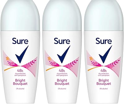 Sure Women Bright Bouquet Antiperspirant Roll On 50ml 48H Sweat Odour