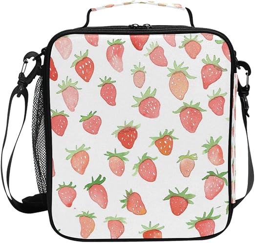 strawberry lunch bag
