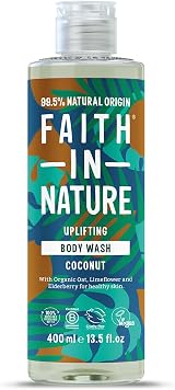 Faith In Nature Coconut Body Wash 400 ml Hydrating Vegan Cruelty Free SLS Free