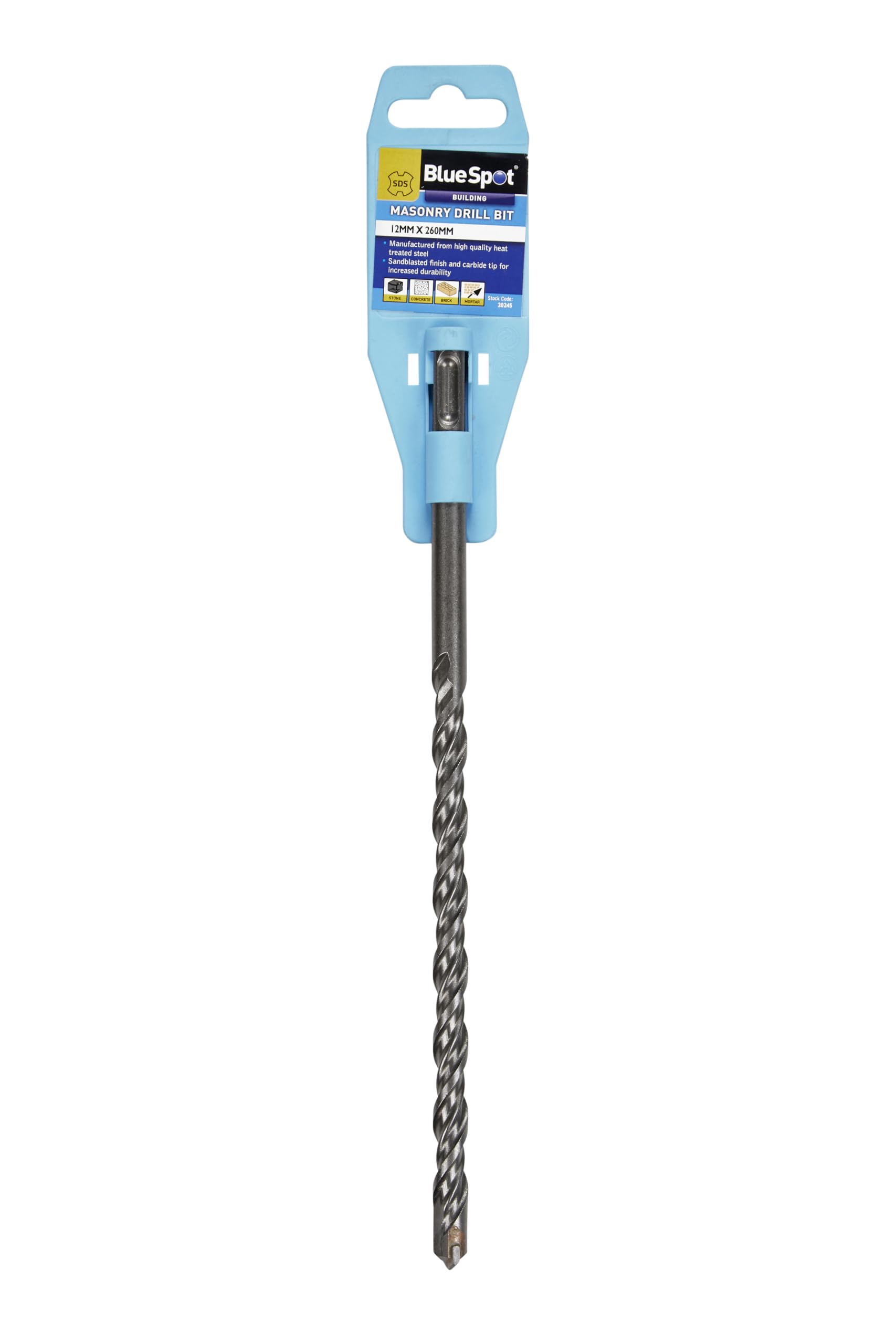 Blue Spot Tools 20245 SDS Masonry Drill Bit (12MM x 260MM)