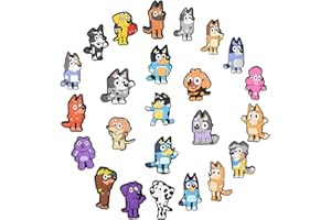 LTT DECO bluèy Croc Shoe Charms, bluèy dog Shoe Decoration Charms Fits For Clog Sandals Decoration With Wristband Bracelet (3)