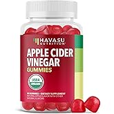 Apple Cider Vinegar Gummies - Organic ACV Vitamins for Digestive Health, Metabolism & Gut Support - 60 Count - Vegan, Non-GMO, Gluten-Free - Delicious Flavor & No Harsh Taste - 1 Month Supply