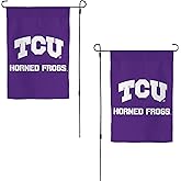 Desert Cactus Texas Christian University TCU Garden Flag – 19 x 12 inch TCU Horned Frogs Banner, For Outdoor Display and Events (Design C)