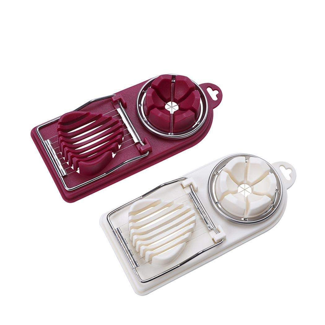 Junio1 Taglierina Multifunzionale a Forma di Petalo Utensili cuociuova in Camicia