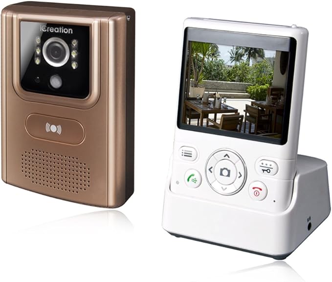 2.4G Wireless Video Doorbell, iCreation DIY Door Phone