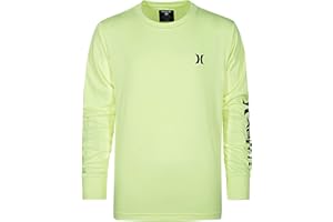 Hurley Boys' Long Sleeve UPF 50+ Rash Guard Swim Shirt