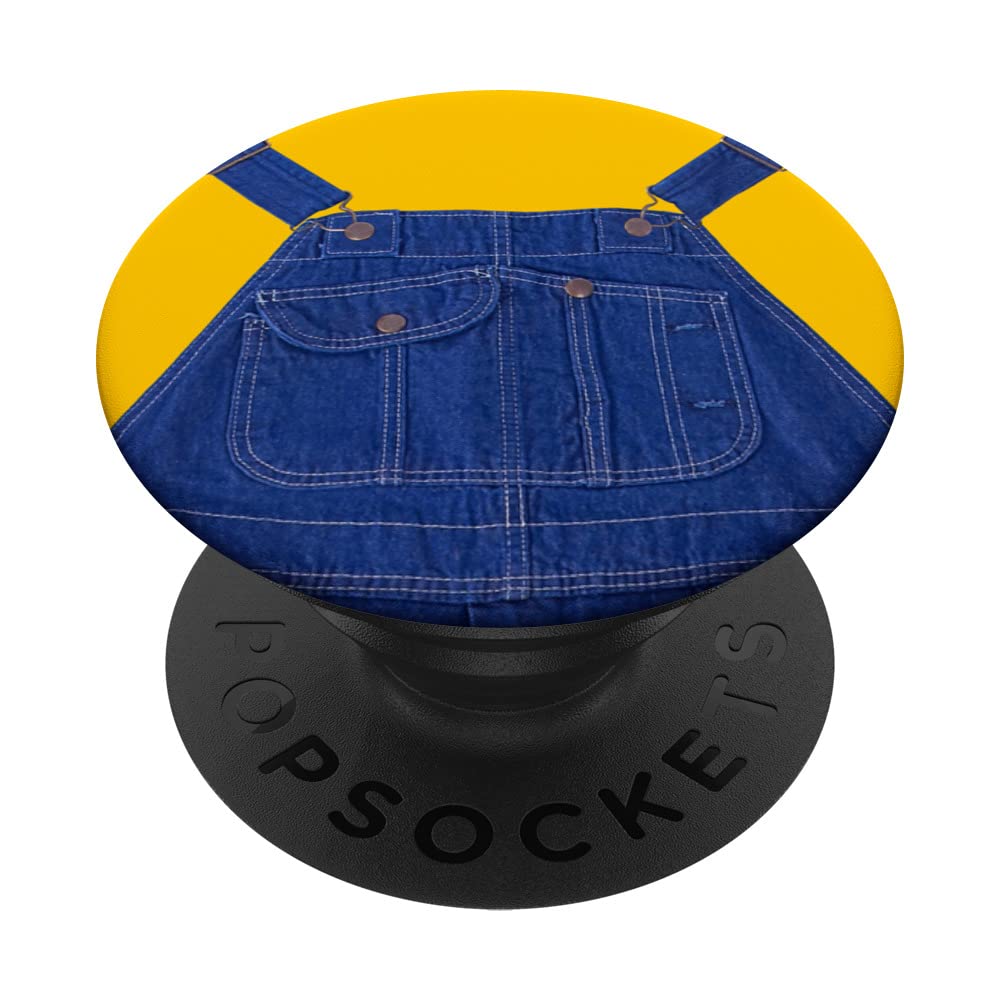 Blue Color Overall Printed On PopSockets Swappable PopGrip