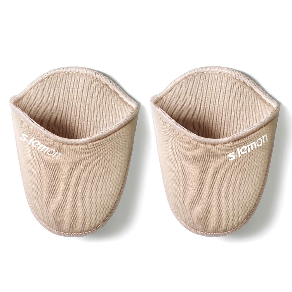 s.lemon Women Silicone Toe Protectors Ouch Pouches Toe Caps Toe Pad for Ballet Pointe Shoes,Long
