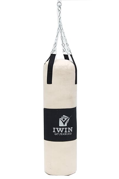 white punching bag