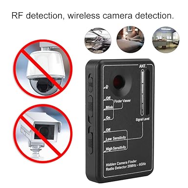 Bicaquu Portable RD-10 Detector de señal de RF inalámbrico ...