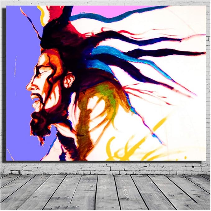 Bob Marley Picture wall art HD imprimir lienzo pintura al óleo Cantante