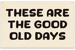 JRHUNG These are The Good Old Days Banner Playroom Decor Banner Canvas 21 in x 33 in Hanging Flag Banner Perfect for Kids Nursery and Playroom Wall Decor Stylish Room Decor for Boys and Girls