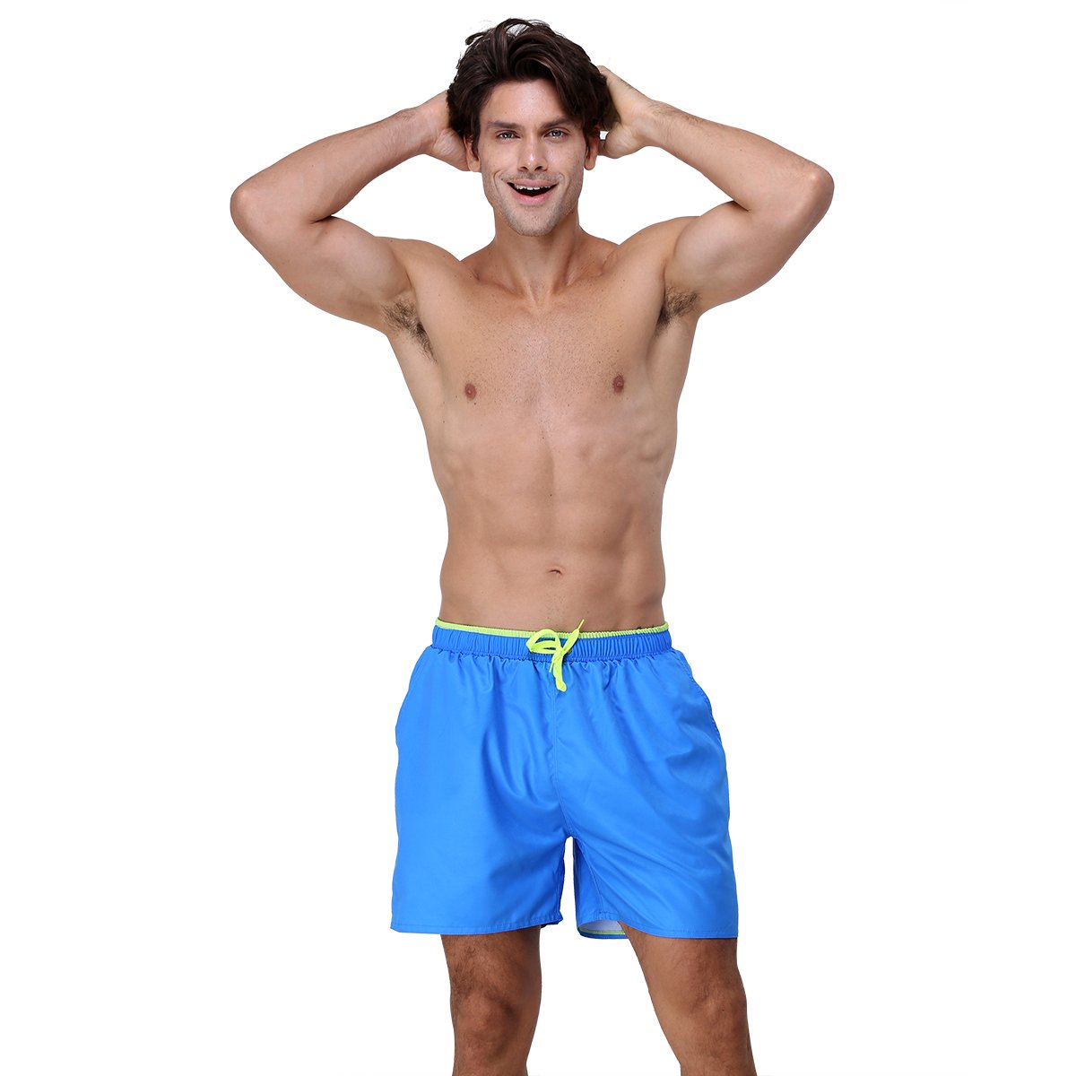 youvimi Men\'s Quick Dry Swim Trunks With Pockets