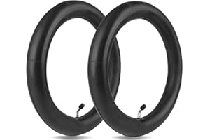 STAIBC 2-Pack 12.5 x 2.25 Scooter Tire Tubes 12 1/2 x2 1/4 CR202L-A60 Angled Valve Stem Heavy Duty 12" Bike Tubes Compatible with Most 12.5 X 1.75/2.25" 12 1/2 x2 1/4 Kid Bike Tubes/Scooter Inner Tubes