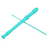 Lot-Yes 8-Hole Soprano Descant Recorder with Cleaning Rod + Case Bag Music Instr