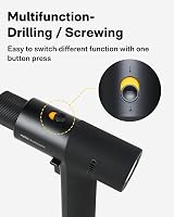 HOTO 12V Brushless Cordless Drill LED Display 30 Torque 2000mAh USB-C view 2