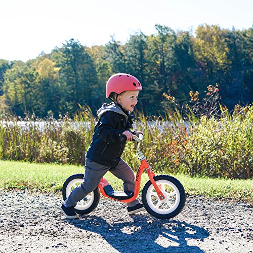 KaZAM v2e No Pedal Balance Bike, 12-Inch, Orange - Thumbnail 4