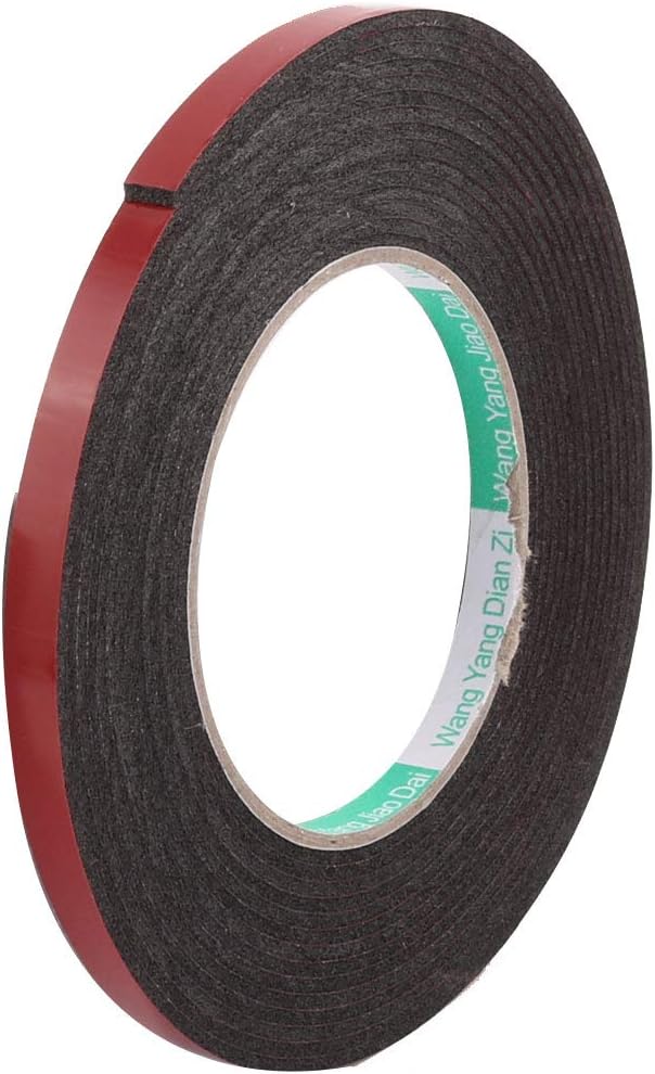 Aexit 0.8CM Width 5 Meters Length 2MM Thick Dual Sided Sealing Shockproof Sponge Tape (a84ce6e6dca1d21e0d906c09f7dbb99a)