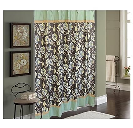 Amazon Com Sherry Kline Jacquelyn Shower Curtain With Hook Set