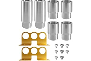 WMJNH Stack Truck Adapter Kit Fit for Challenger Lift CL9 CL10 E10 VS10 X10 SA10x 10K 12K 2-Post Inground Car Lifts Replace 10315,Includes 4PC 3" and 2PC 6" Stack Adapters with Organizer 2-3/8" Pin Dia
