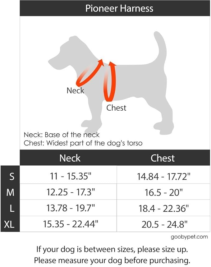 gooby pioneer dog harness