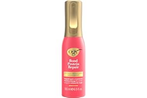 OGX Repair & Protect Bond Protein Repair 450°F Heat Protect Spray, Weightless Repair Mist for Nonstop Damage Protection* for All Hair Types, Heat Spray Preps Hair for Styling, 6.5 fl. oz