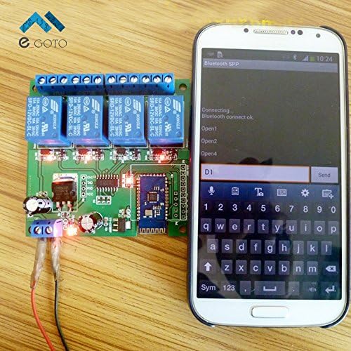 4 Channel Multifunctional Bluetooth Relay Module 12V For Android Intelligent Remote Control Switch