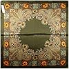 100% Polyester Silk Feeling 35" Kerchief Neck Scarf for Women by corciova