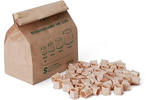 INKin Biodegradable Tattoo Ink Cups Small 10mm - 200Pcs ECO-Friendly Disposable Tattoo Ink Caps with Base Eco Wheat Straw for Hold Ink Pigments Tattoo Supplies (10mm-Small)