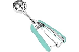 Ice Cream Scoop, 18/8 Stainless Steel Cookie Scoops for Baking, Ice-Cream Scooper with Trigger Release, Cookie Dough Scoop wi
