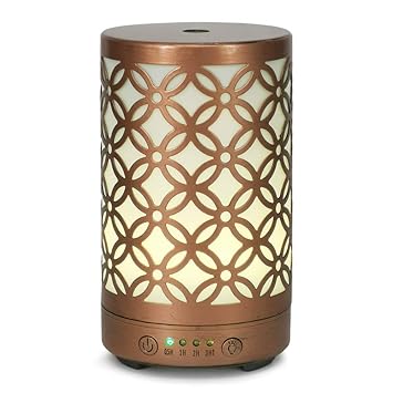 Essential Oil Diffuser Humidifiers For Bedroom Kids Diffusers For Essential Oils Aromatherapy Diffuser Type Metal Diffuser Ultrasonic Cool Mist