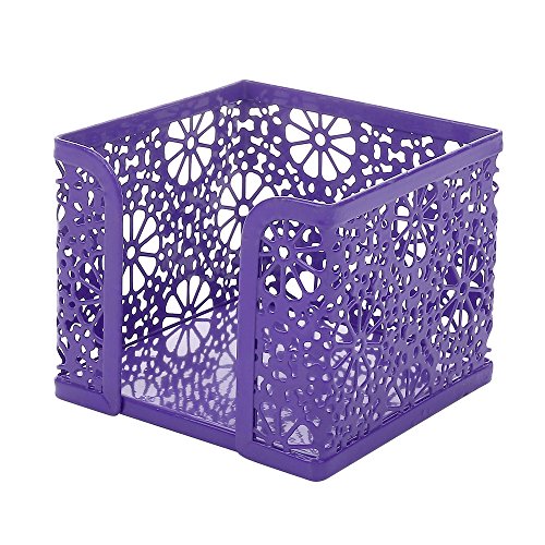Crystallove Metal Mesh Office Supplies Desk Organizer, PurpleStyle 2