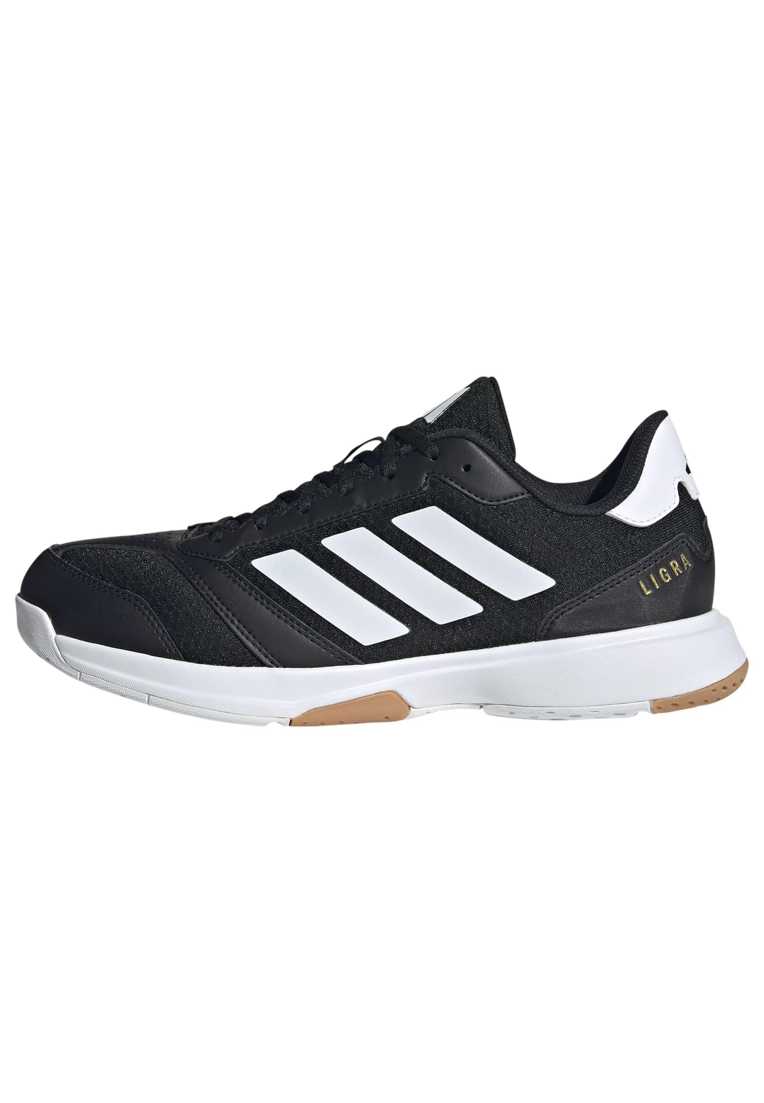 Adidas Mens Ligra 8 Indoor Volleyball, Black/White/White, 4
