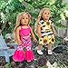 Ecore Fun 14 Pcs 18 Inch Doll Clothes Dresses Summer Casual Wear Oufits Pjs for 18 Inch Girl Doll Clothes with Hair Clips Birthday Gift for Kids