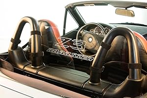 DEFLECTAIR - Wind Deflector for BMW Z3 Convertible - Clear w/ Z3 ROADSTER Engraving