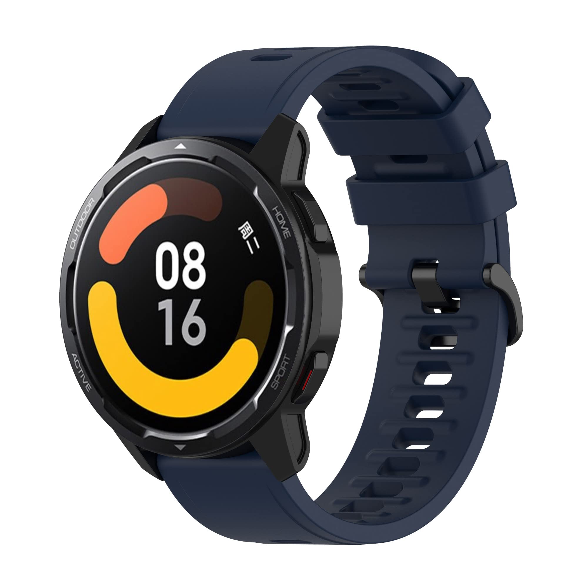 Tiggo Watch Strap Compatible for xiaomi watch S1 active,Silicone Wristband Adjustable Replacement Sport Strap, Watch Strap Wristband for xiaomi watch s1 active/xiaomi watch S1/watch color (blue1)