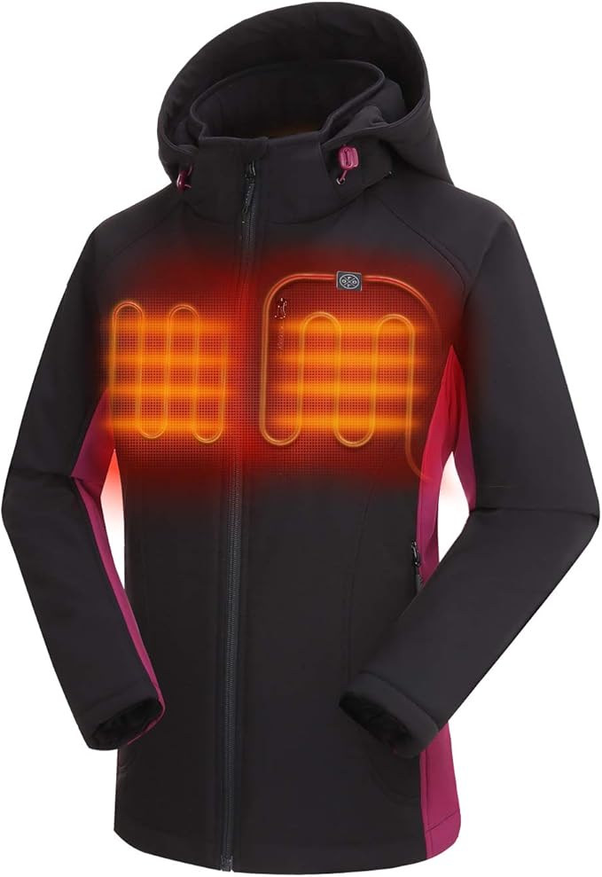 ORORO 2021 Women's Slim Fit Heated Jacket with Battery Pack