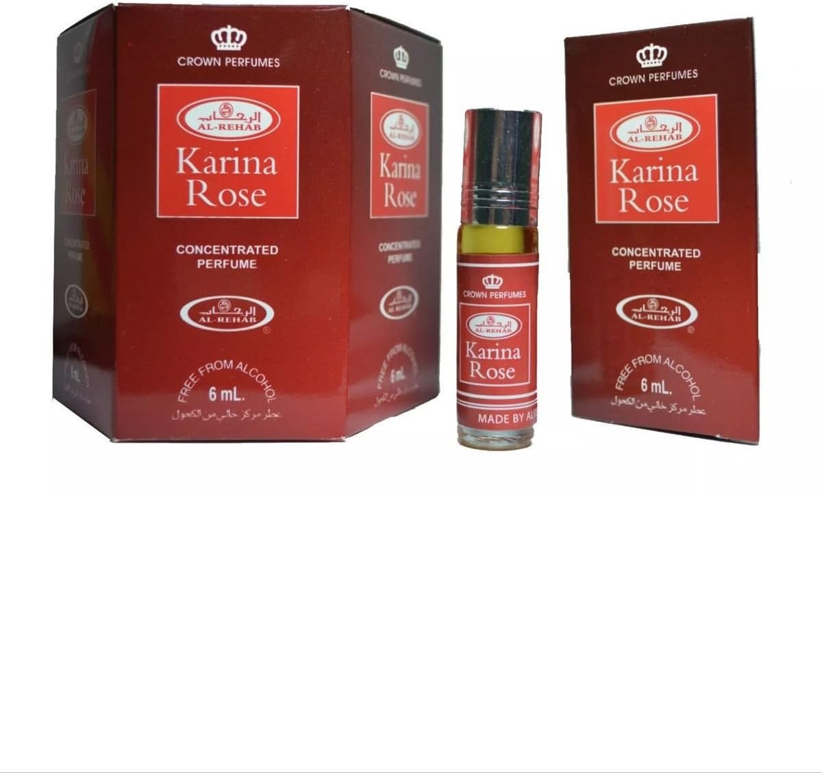 Al-Rehab Karina rosa caja de 6 x 6 ml Perfume Petróleo: Amazon.es: Belleza