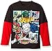 Power Rangers Boys' Dino Charge Group Long Sleeve Two-Fer Tee