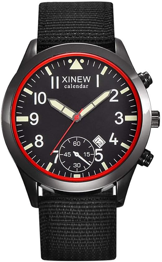 Men Watch Sale Clearance, Luxury Military Analog Quartz Stainless Steel