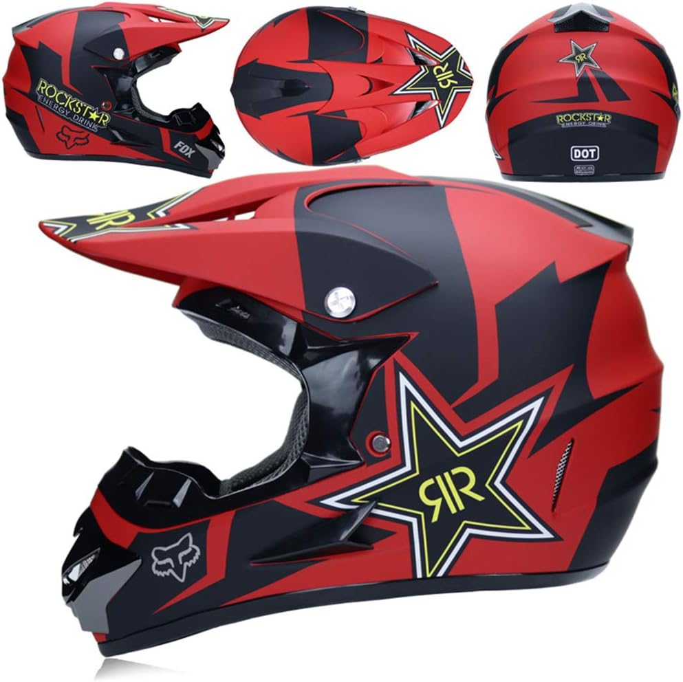 red fox dirt bike helmet