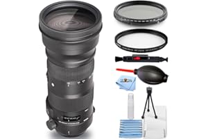 PIXEL HUB Sigma 150-600mm f/5-6.3 DG OS HSM Contemporary Lens for Canon EF - Essential Bundle Includes: VND Filter, UV Filter, Cleaning Pen, Blower, Microfiber Cloth and Cleaning Kit