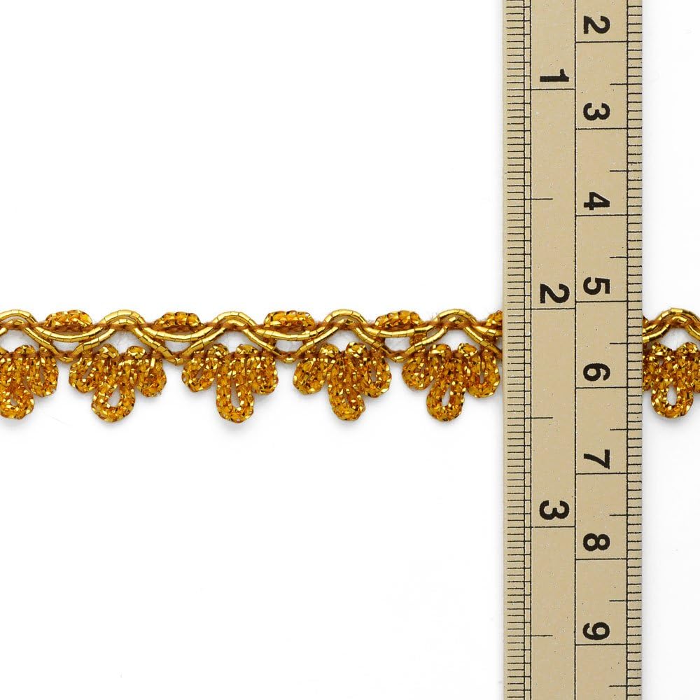 3yards Metallic GOLD Braid Trim for Costume 1/2 Inch PROD11041 Crafts