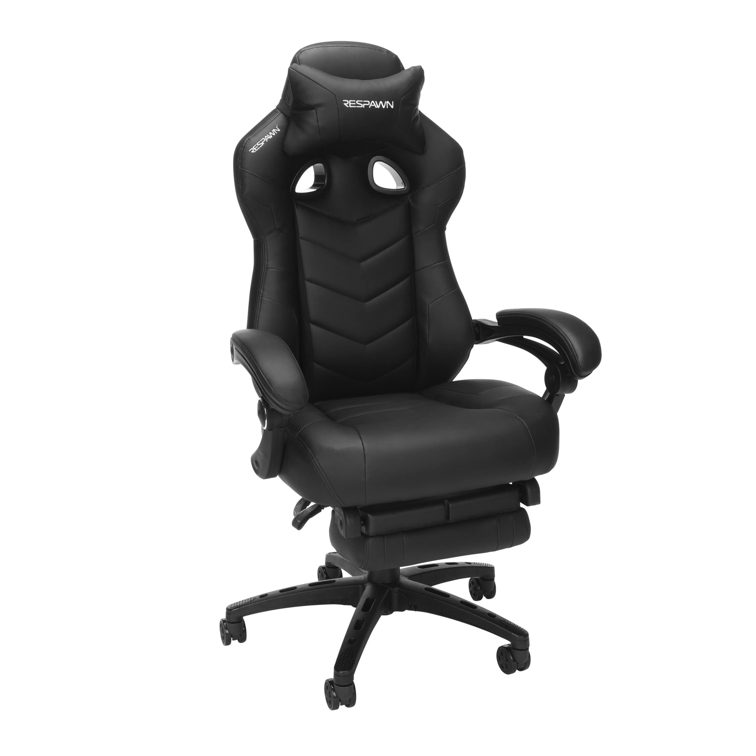 Photo 1 of ***MISSING PARTS***RESPAWN 110 Pro Gaming Chair - Gaming Chair with Footrest, Reclining Gaming Chair, Video Gaming Computer Desk Chair, Adjustable Desk Chair, Gaming Chairs For Adults With Headrest Pillow - Black