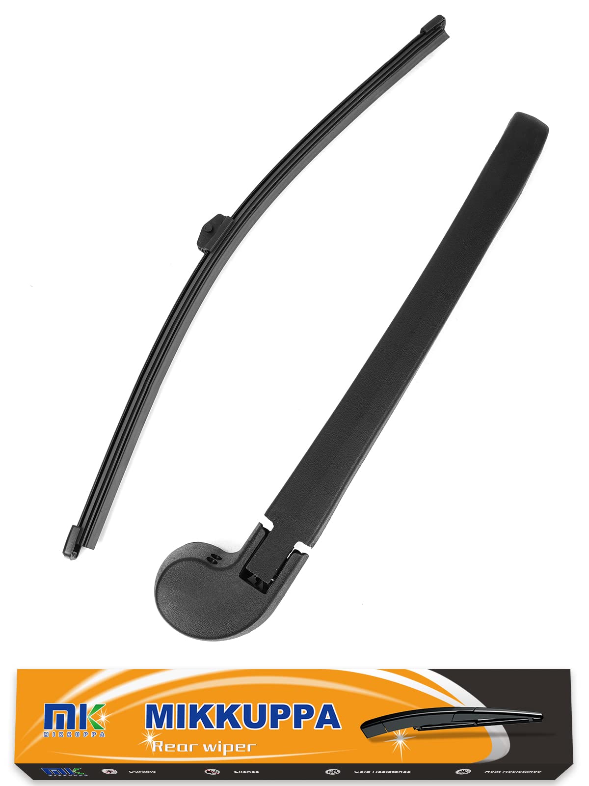 Photo 1 of Rear Wiper Arm Blade, Replacement for 2009-2017 Audi Q5 - MIKKUPPA Back Windshield Wiper Replacement 8R09554071P9