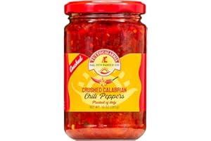 TUTTOCALABRIA Calabrian Chili Pepper Pieces, 10oz (285g), Spicy Condiment with Calabrian Chili Peppers, Extra Virgin Olive Oil, Ideal for Pasta, Pizza, Sandwiches and Fish, Made in Italy